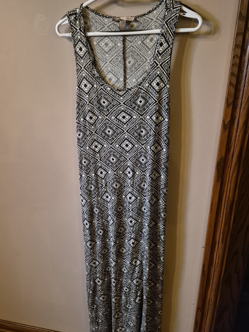 Sleeveless Geometric Maxi Dress - **INVENTORY BLOWOUT!!**